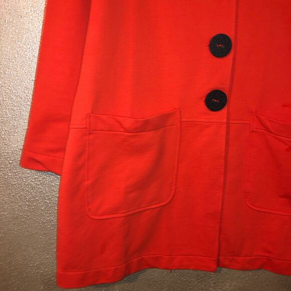 Neon Buddha Sporty Athletic Comfort Minimalist Simple Long Sleeve Button Jacket - Picture 2 of 6